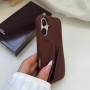  Стильный чехол Rhode в цвете Espresso на iPhone 16